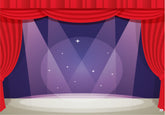 Theatre Stage Scene Backdrop Banner - 2m H x 2.6m W